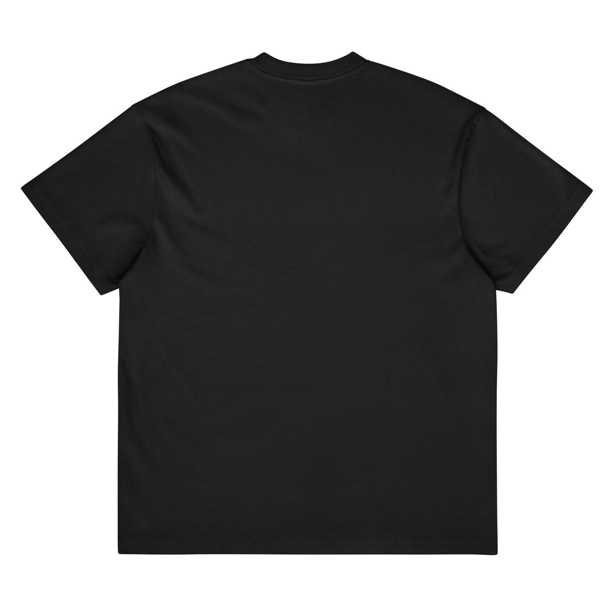 Top Dog Racing box tee in black, back view