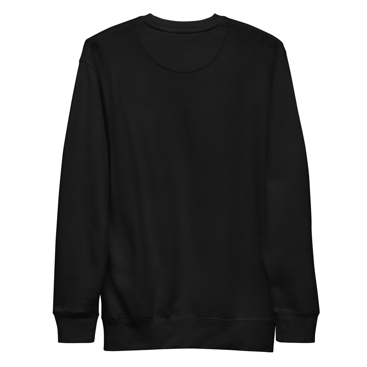 Top Dog Action Green sweater in black, back view