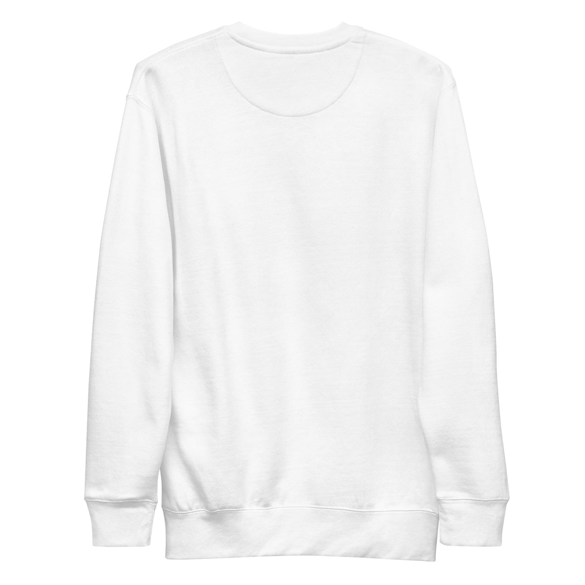Top Dog Shooting Star sweater in white, back view